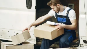 Tracking Steps Package Delivery Process Logistic Workflow