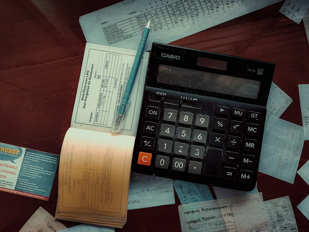 Calculator Numbers Budget - Pinjaman Mobil
