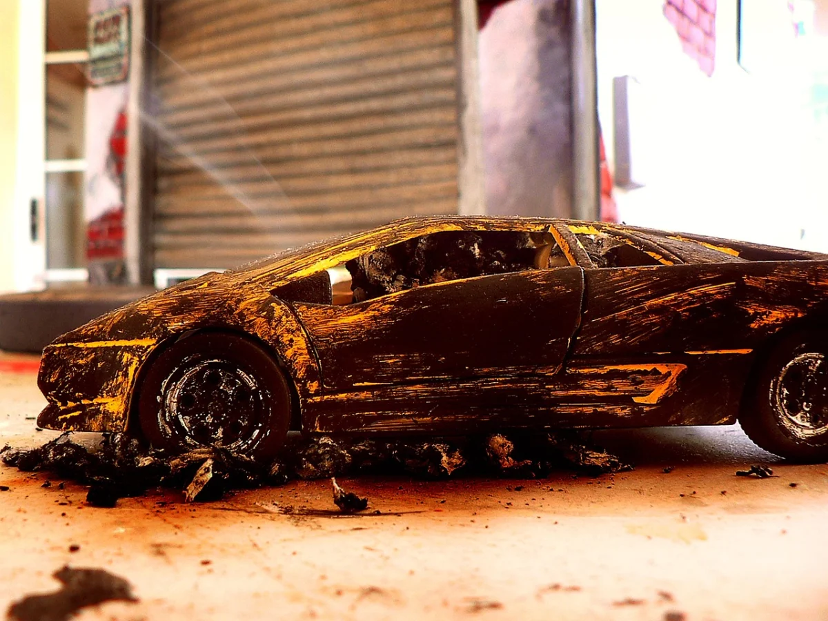 Car Accident Damaged Car - Cara Klaim Asuransi Mobil