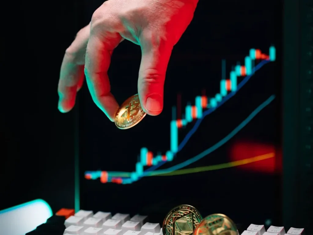 Financial Chart Money Growth Hand Holding Coin