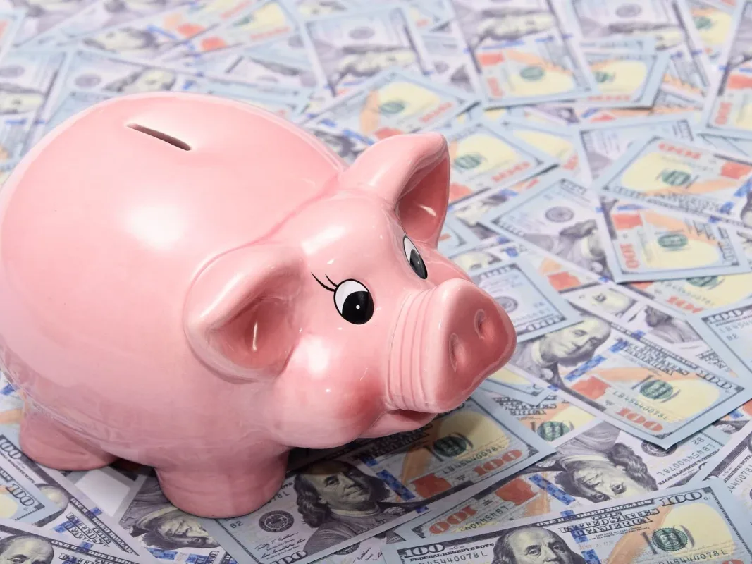 Financial Stress Broken Piggy Bank - Pinjaman Macet