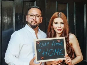 Happy Couple New House