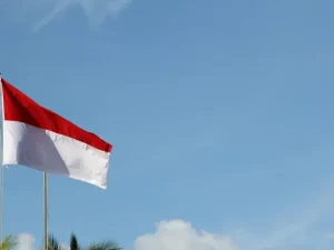 Indonesian Flag Local Community