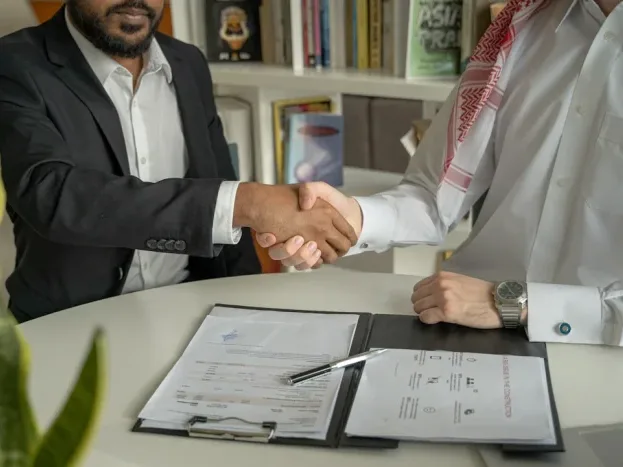 Islamic Finance Handshake Family Protection - Asuransi Jiwa Syariah