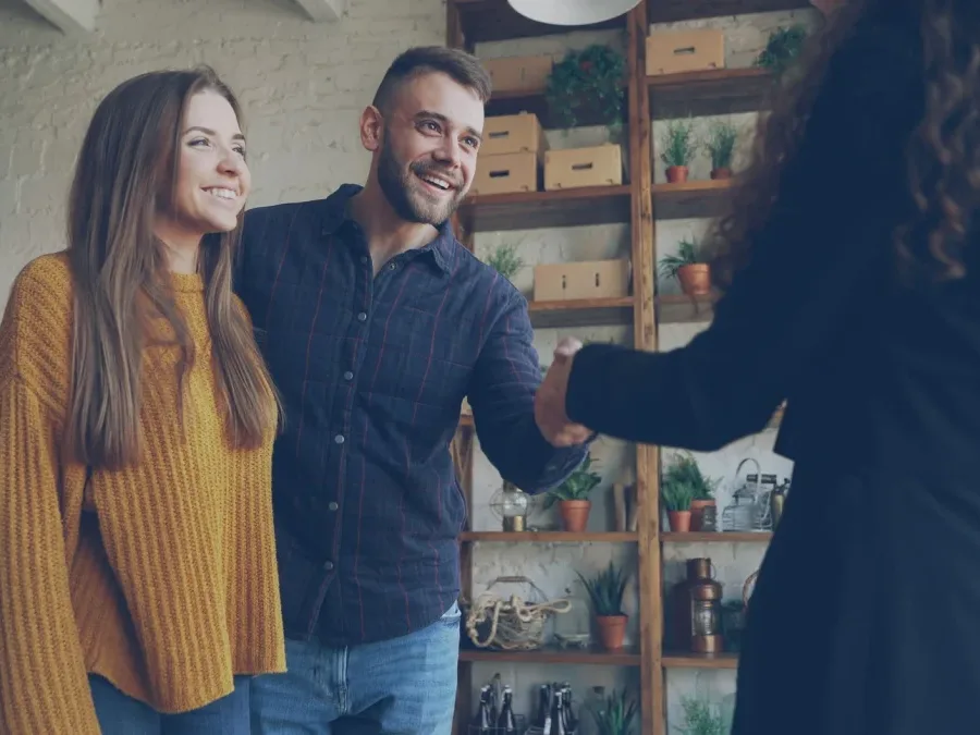 Professional Agent Trust Handshake - Agen Asuransi